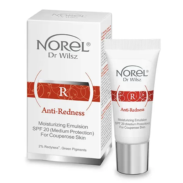 Norel Dr. Wiltsz Anti-Redness Feuchtigkeitsspendende Creme mit SPF 20 MINI 15ml Norel Dr. Wiltsz Anti-Redness Feuchtigkeitsspendende Creme mit SPF 20 MINI 15ml