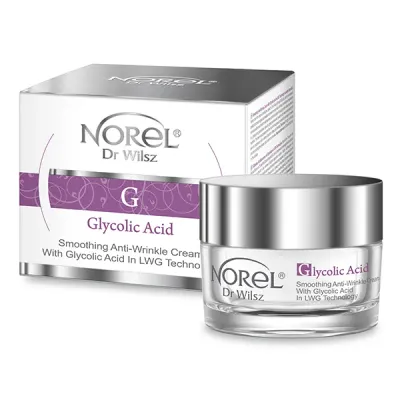 Norel Dr. Wilsz Glycolic Acid Faltenglättende Creme mit AHA und Iris-Extrakt 50ml (1.080,00€/l ) Norel Dr. Wilsz Glycolic Acid Faltenglättende Creme mit AHA und Iris-Extrakt 50ml (1.080,00€/l )