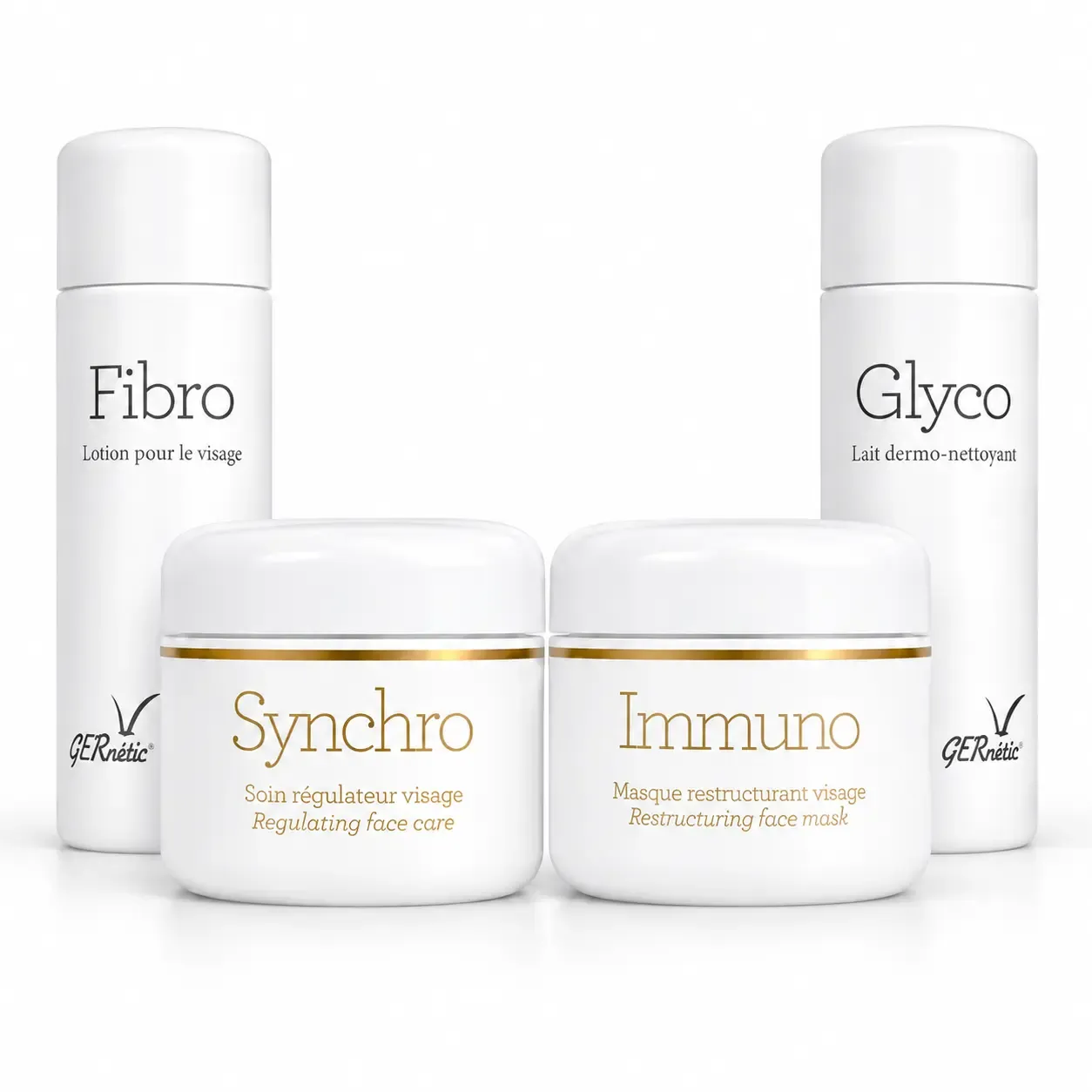 GERNETIC Set #6 | Synchro 30ml + Glyco 50ml + Fibro 50ml + Immuno 30ml GERNETIC Set #6 | Synchro 30ml + Glyco 50ml + Fibro 50ml + Immuno 30ml
