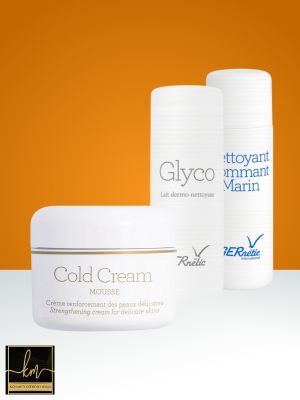 GERNETIC Set für empfindliche Haut | Cold Cream 50ml + Glyco 50ml + Marin Peeling 50ml
