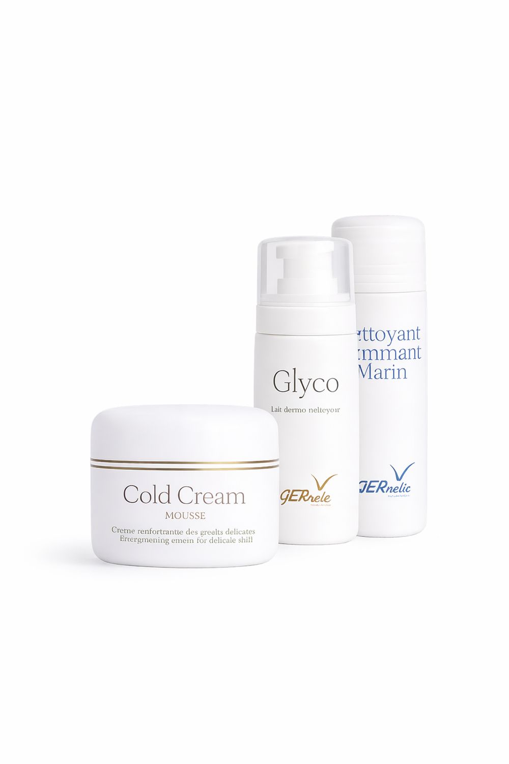 GERNETIC Set für empfindliche Haut | Cold Cream 50ml + Glyco 50ml + Marin Peeling 50ml