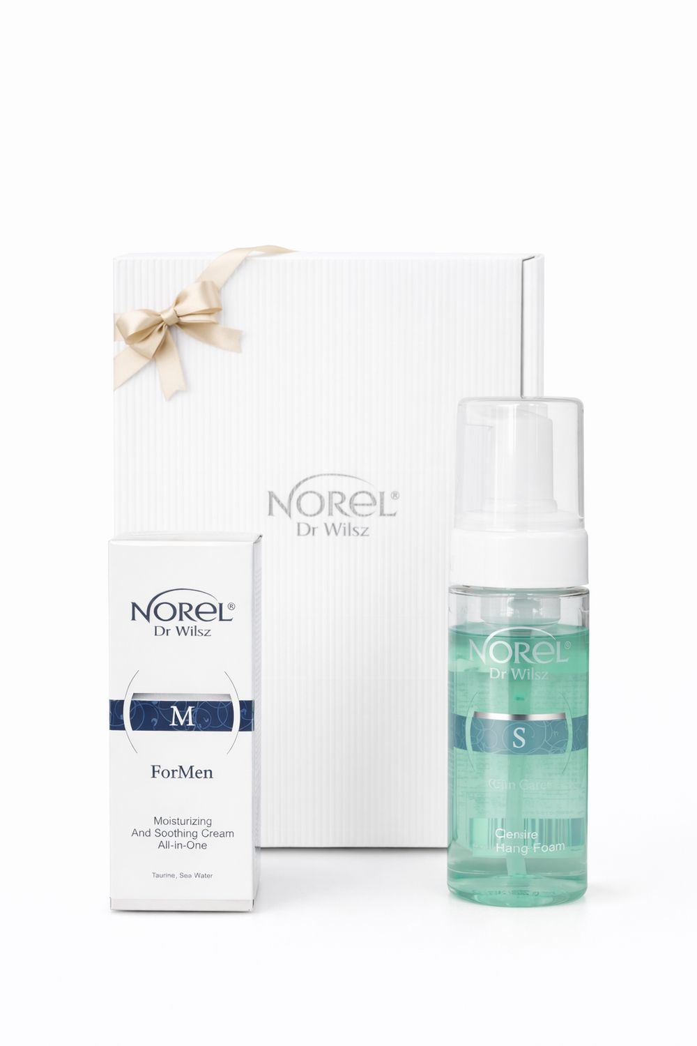Norel Men Set – Waschschaum 150 ml + Feuchtigkeitscreme SPF 15 (50 ml)