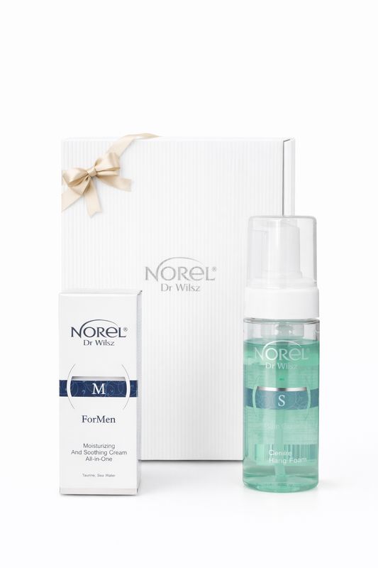 Norel Men Set – Waschschaum 150 ml + Feuchtigkeitscreme SPF 15 (50 ml)