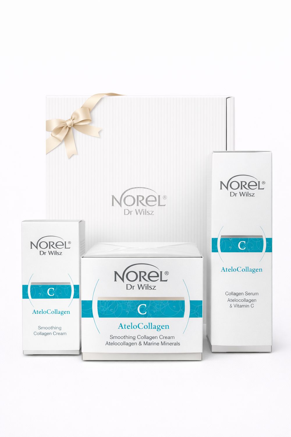 ​Norel Dr. Wilsz Set AteloCollagen - Creme 50ml + Serum 30ml + MINI 15ml