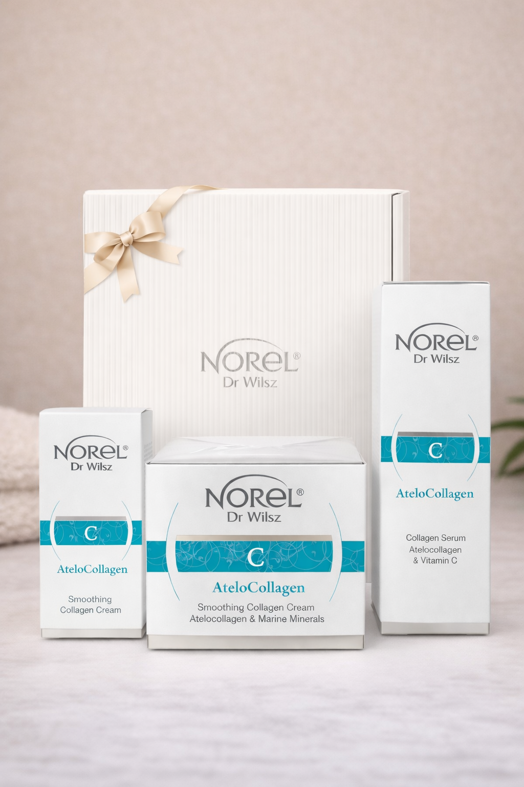 ​Norel Dr. Wilsz Set AteloCollagen - Creme 50ml + Serum 30ml + MINI 15ml
