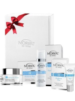 Norel Dr. Wilsz Set Hyaluron | Serum 30ml + Feuchtigkeitsspendende Creme 50ml + MINI 15ml