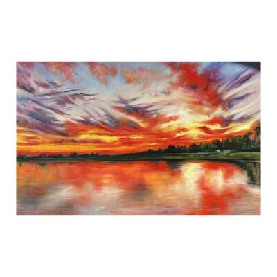 Sunset Over Tring Reservoir.
Limited edition print (PAPER PRINT)