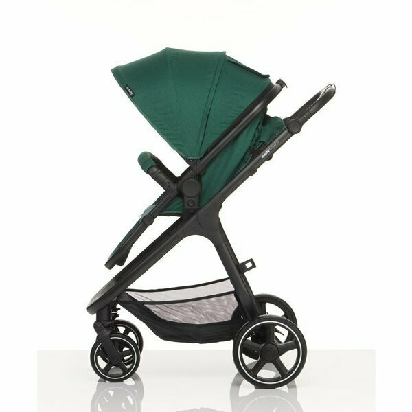 green pushchair