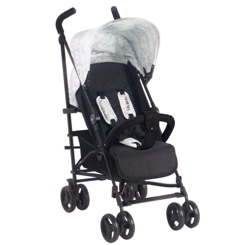 my babiie black marble stroller