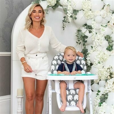 billie faiers elephant high chair