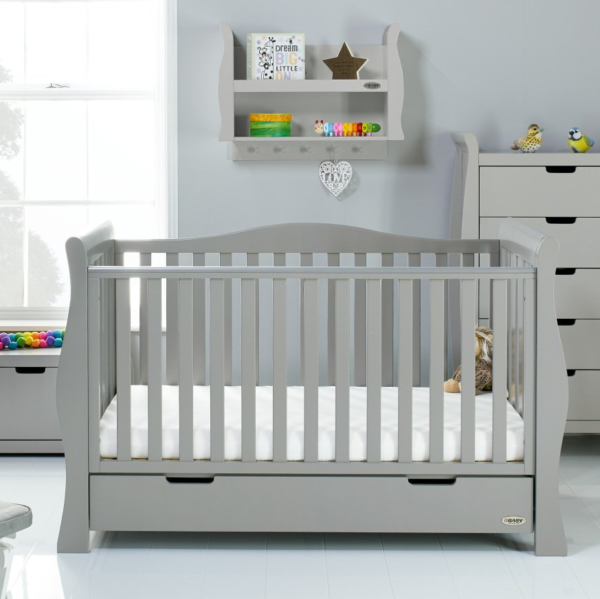 obaby grey cot