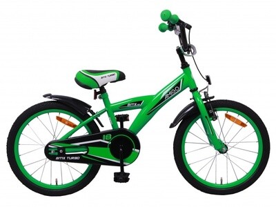 AMIGO BMX Turbo 18 Inch Boys Coaster Brake Green
