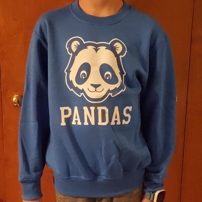 Youth XS Royal Crewneck Sweatshirt &quot;Pandas&quot;