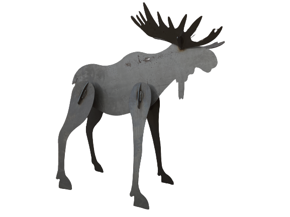 3D Metal Moose