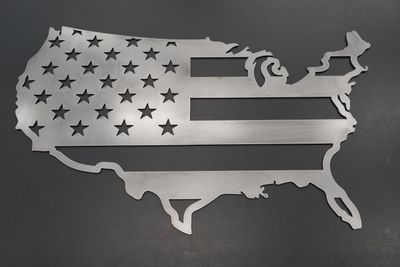 Metal America Sign Metal America Sign