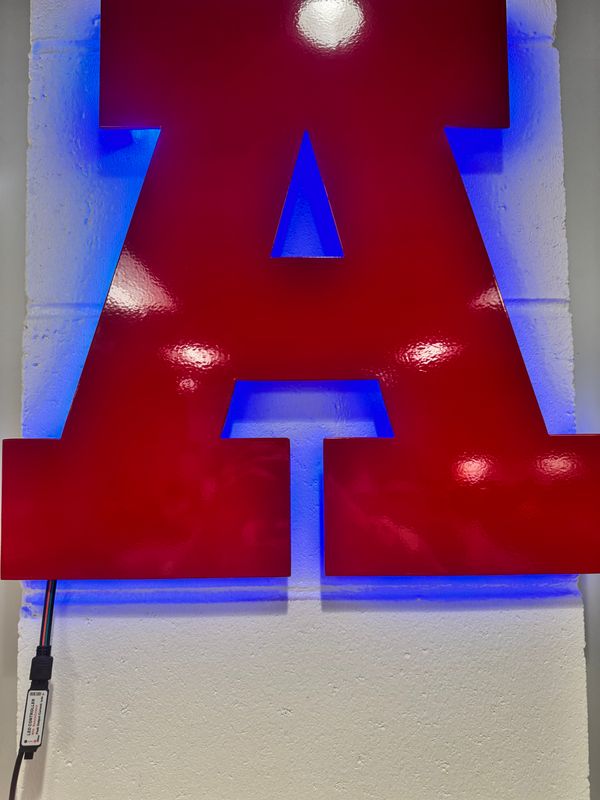 Arrowhead &#39;A&#39; (Metal Backlit)