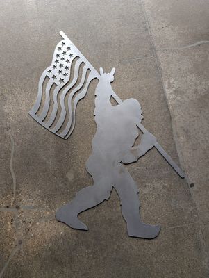 USA Flag Sasquatch