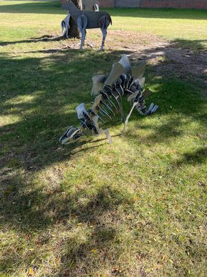 Metal Stegosaurus