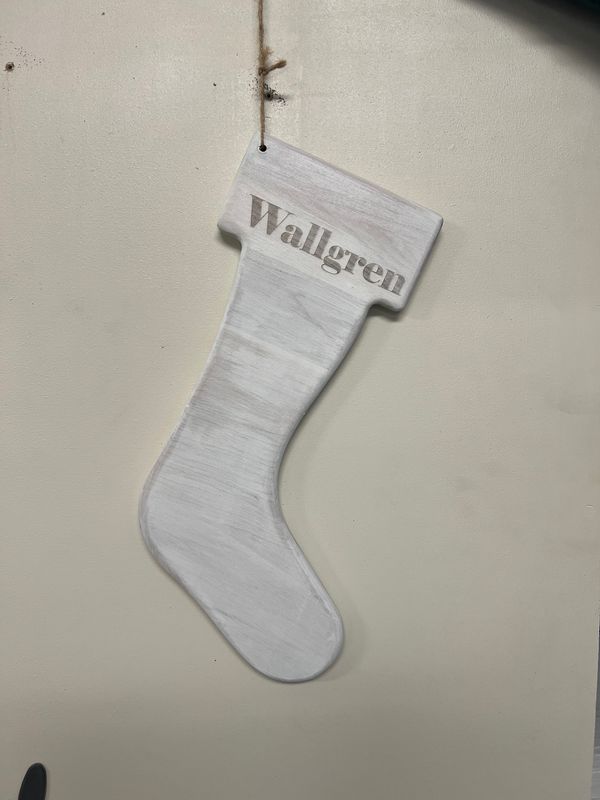 Custom Wooden Stockings
