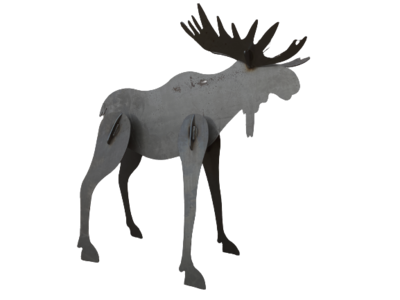 3D Steel Moose 3D Steel Moose