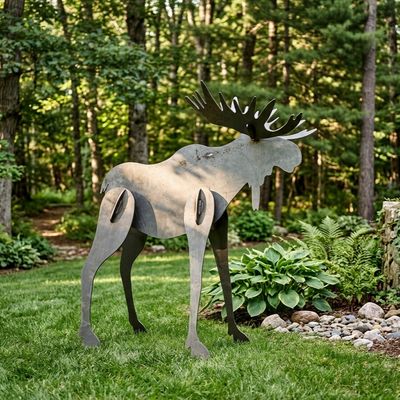3D Steel Moose