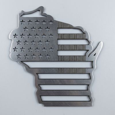 Wisconsin USA Sign Wisconsin USA Sign