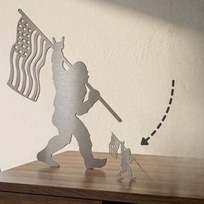 Baby USA Flag Sasquatch Baby USA Flag Sasquatch