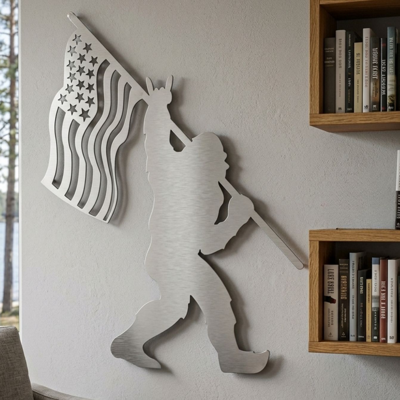 USA Flag Sasquatch USA Flag Sasquatch
