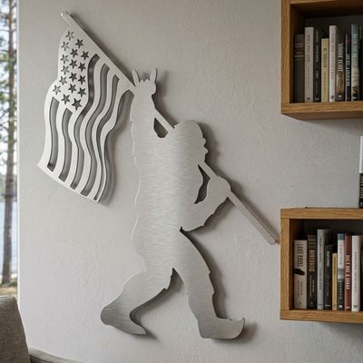 USA Flag Sasquatch
