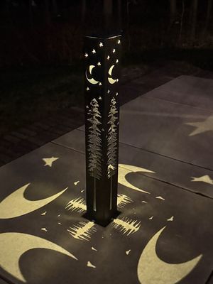 Twilight Pines Solar Pillar Twilight Pines Solar Pillar