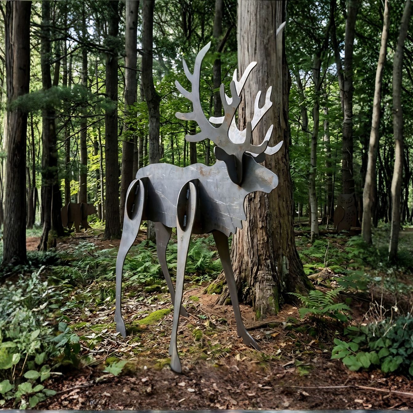 3D Steel Elk 3D Steel Elk