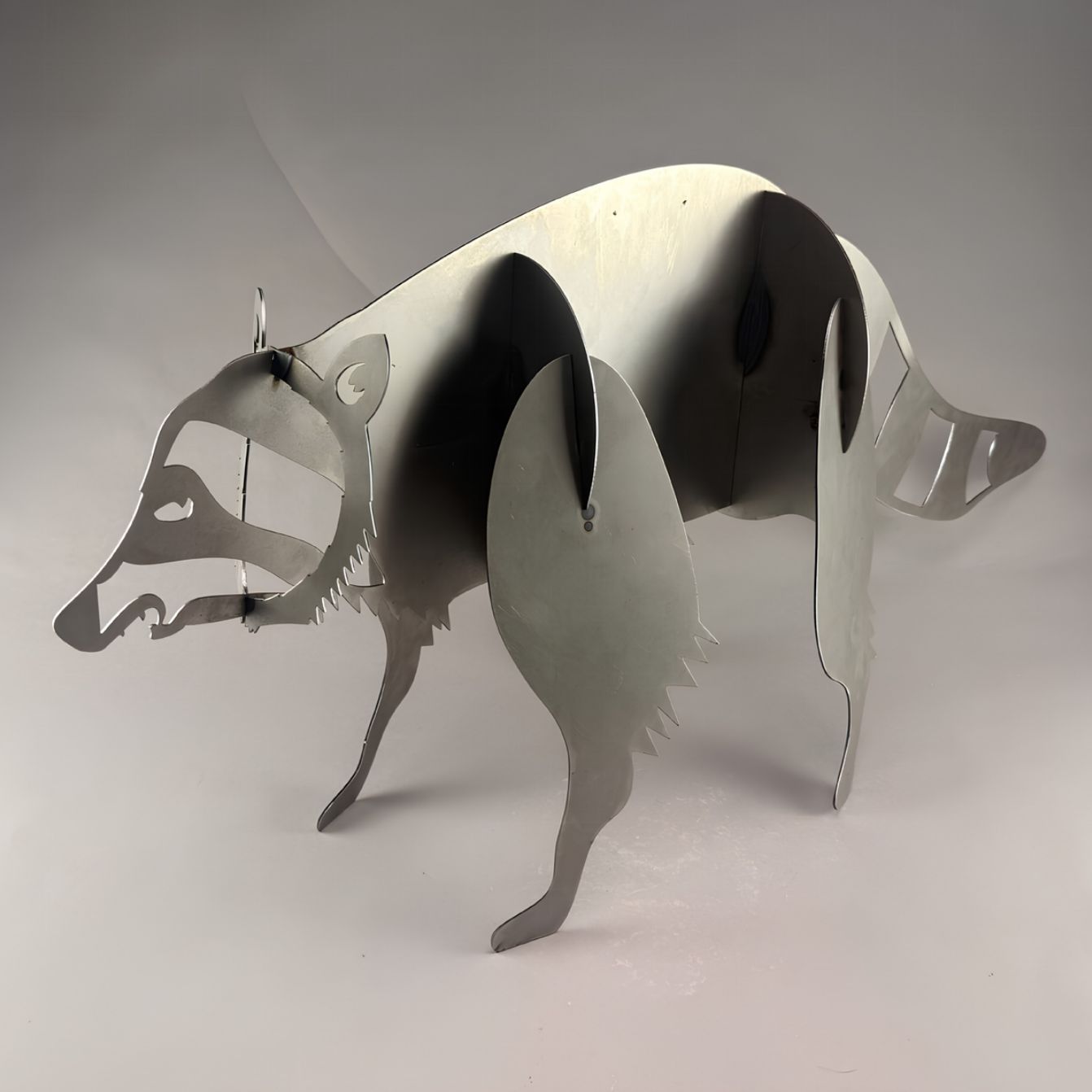 3D Steel Raccoon 3D Steel Raccoon