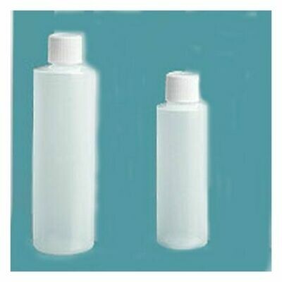 Bottle Plastic White Cap 4 oz.