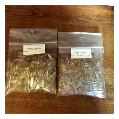 Capsules 100 per bag, Veggie caps