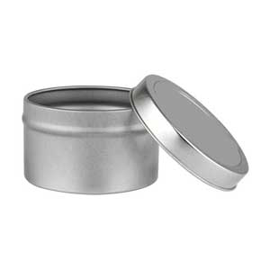 Tin Cylinder 4 oz Deep