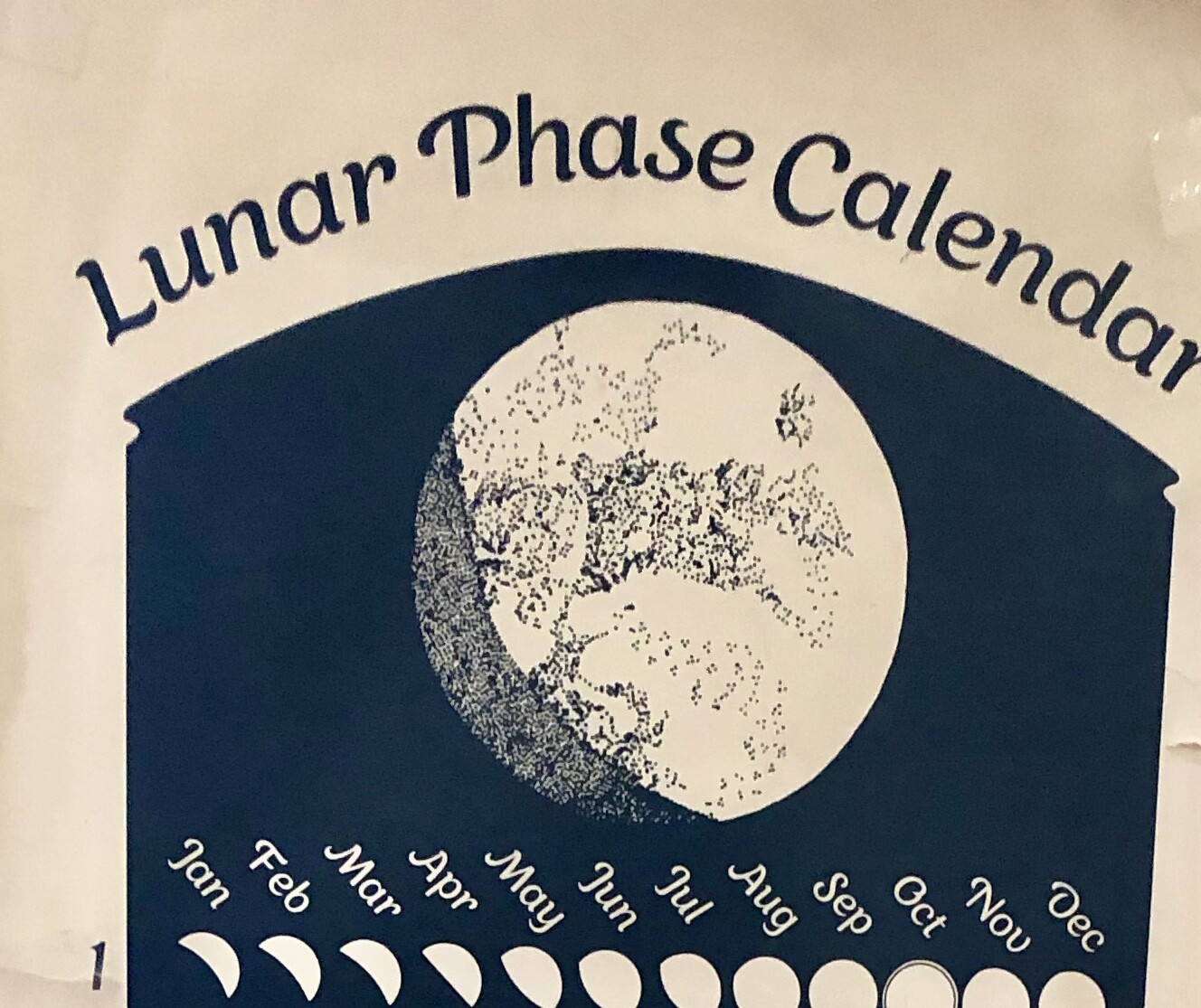 Original Lunar Phase Calendar 2022