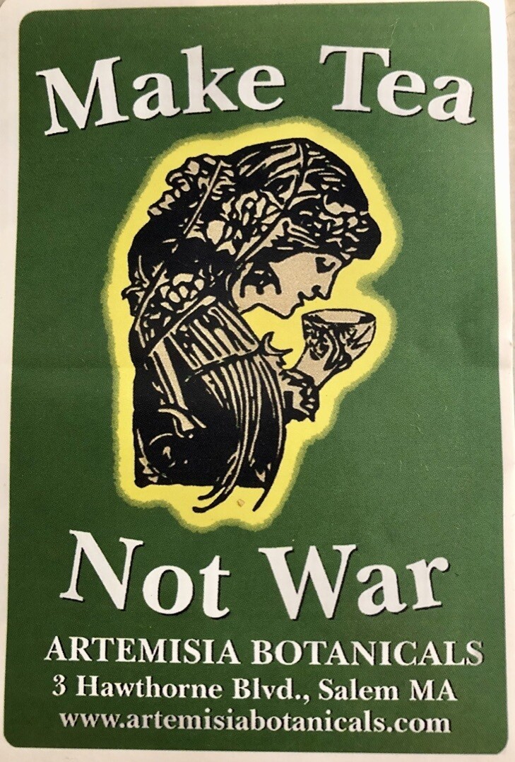 Sticker Make Tea Not War