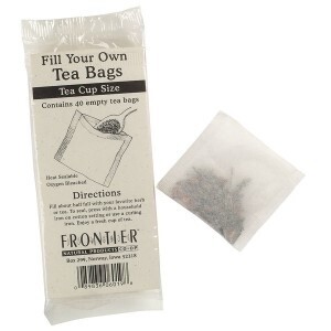 Tea Bags Fill Your Own Heat Seal Tea Pot Bags