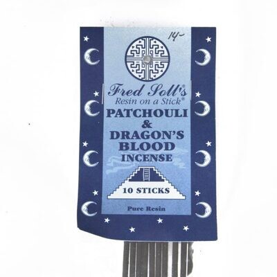 Patchouli &amp; Dragons Blood Incense Fred Soll