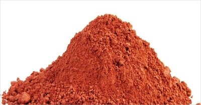Clay red powder