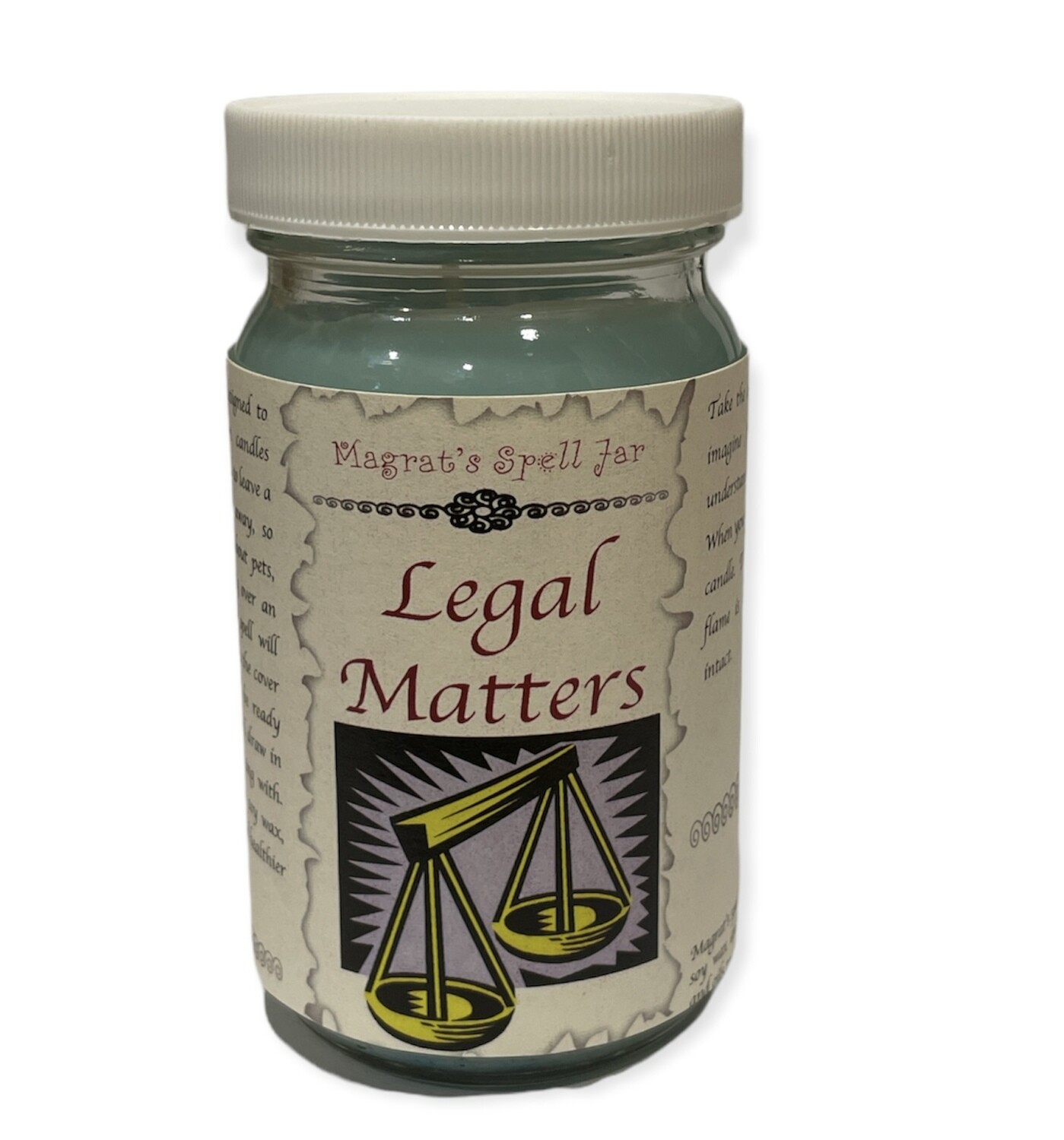 Legal Matters Magrat Spell Jar