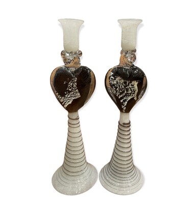 candlestick heart pair. Insatiable