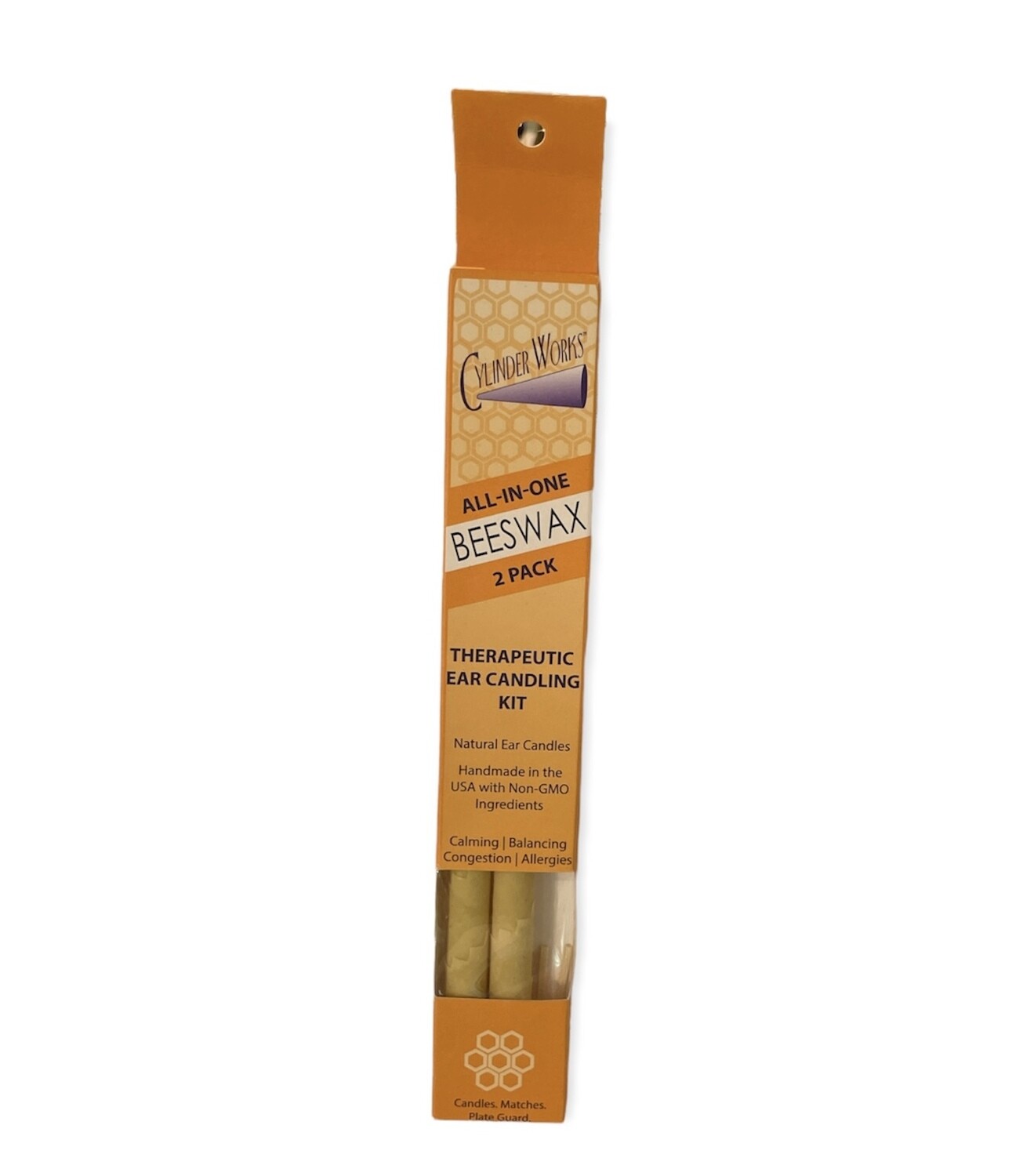 Ear Candle 2 pk beeswax