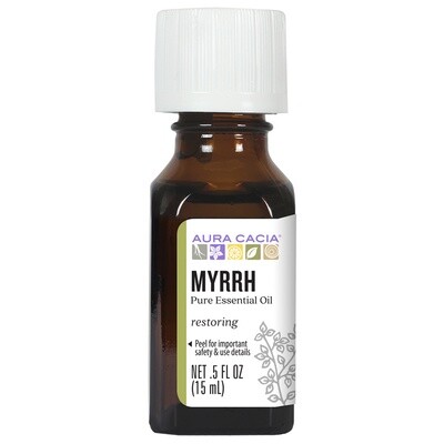 Myrrh Essential Oil in Jojoba .5 oz.