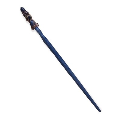 Blue Goldstone Wand of Ambition & Transformation