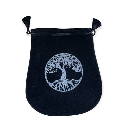 Tree of Life Velvet Bag