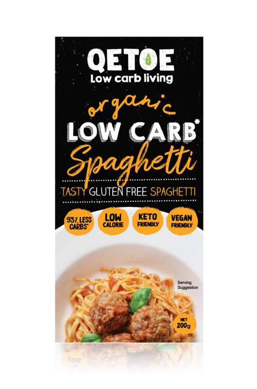 Multipack - 4 x Qetoe Low Carb Spaghetti 200g