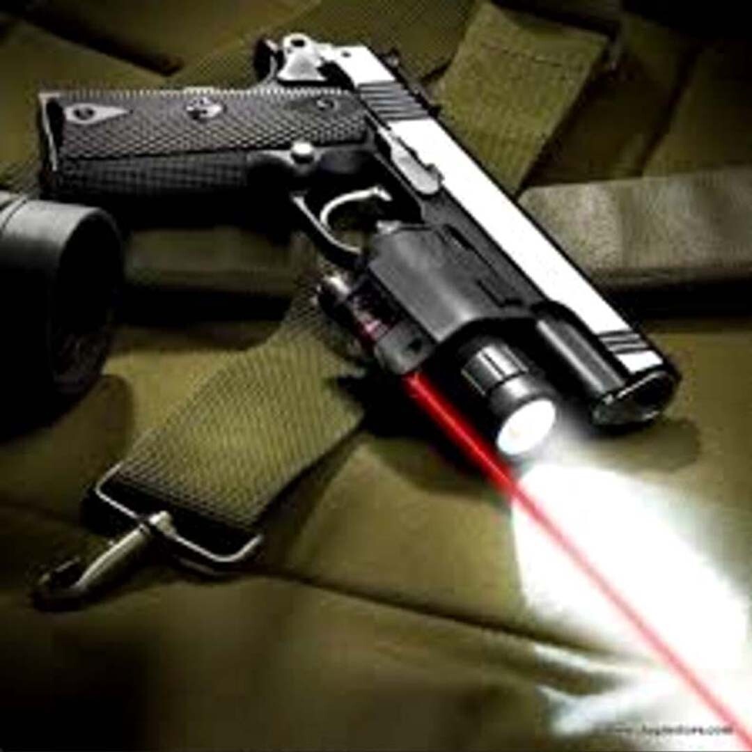 M6 Tactical Flashlight and Red Laser