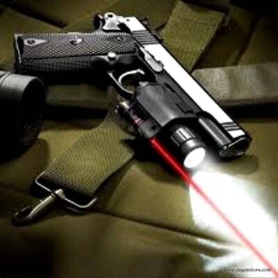 M6 Tactical Flashlight and Red Laser