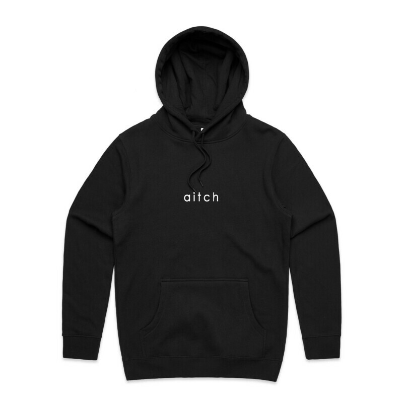 &#39;aitch&#39; Hoodie (Black)